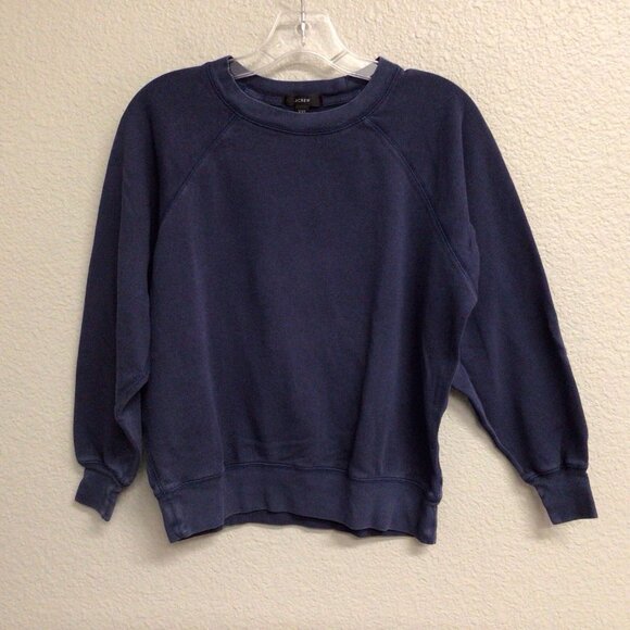 J Crew Sweatshirt Pants Set Womens XXS Blue Loungewear Cotton - Picture 7 of 16